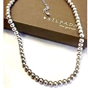 Silpada Vintage Sterling Silver Rich Abundance Ball Bead Necklace